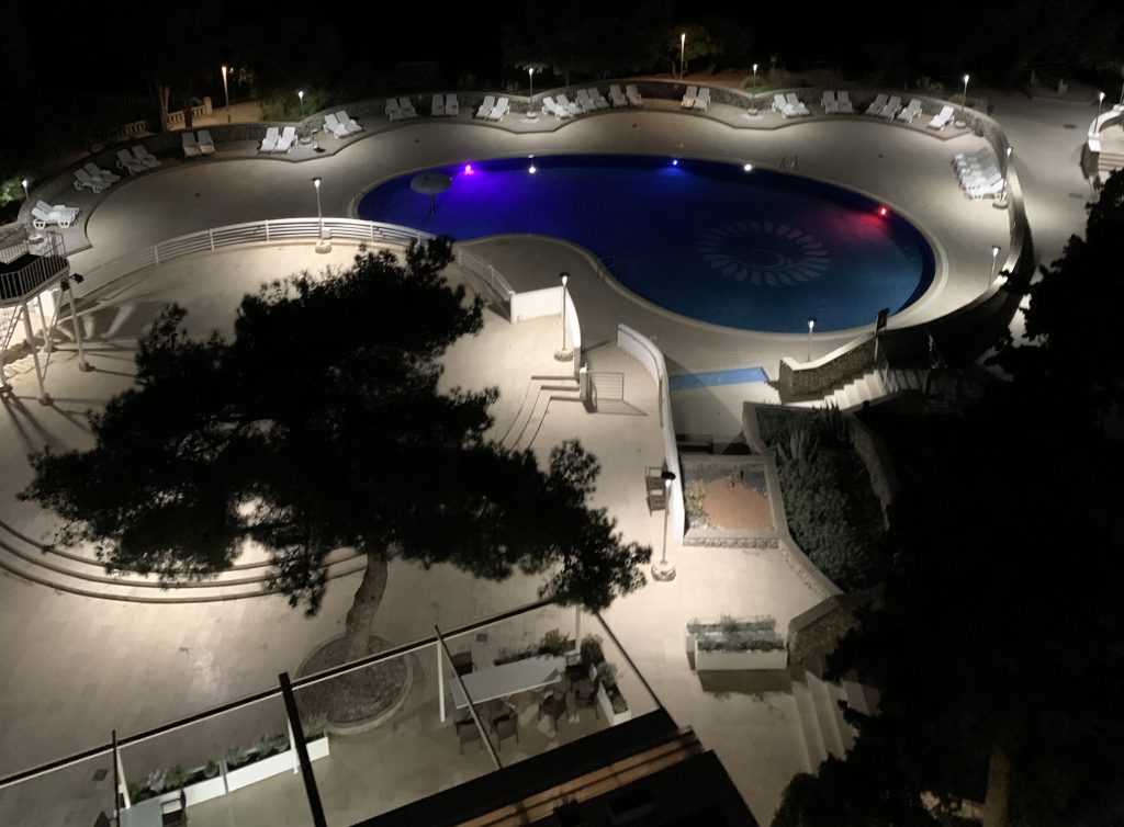 Hotel Draciza Insel Krk bei Nacht