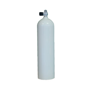 MES 11,1L Aluflasche weiss 207 bar mit Ventil