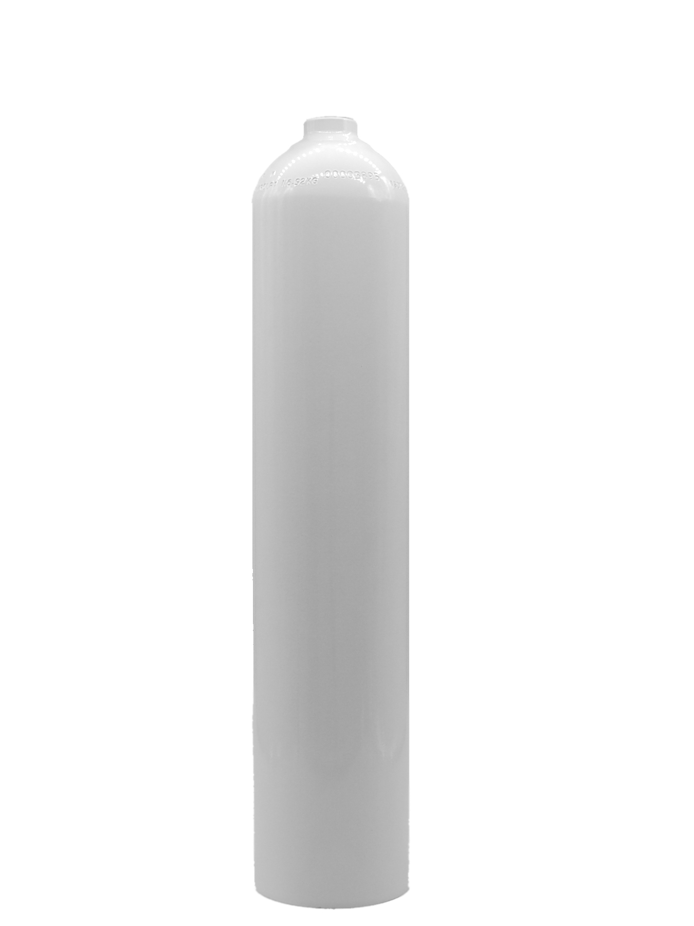 MES Tauchflasche Alu 5,7L weiss Rohling