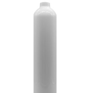 MES 7L Aluflasche weiss 200 bar – Rohling