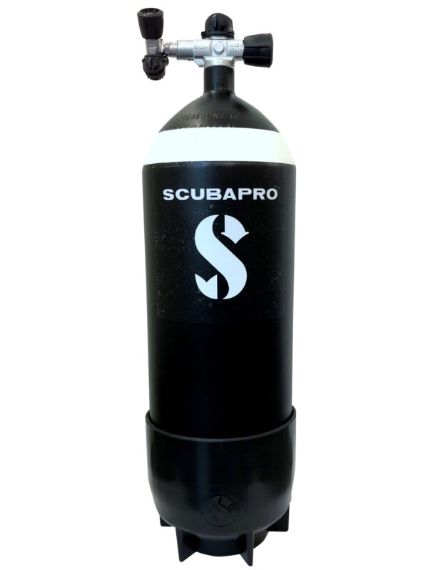 Scubapro 15L Tauchflasche m. Doppelventil