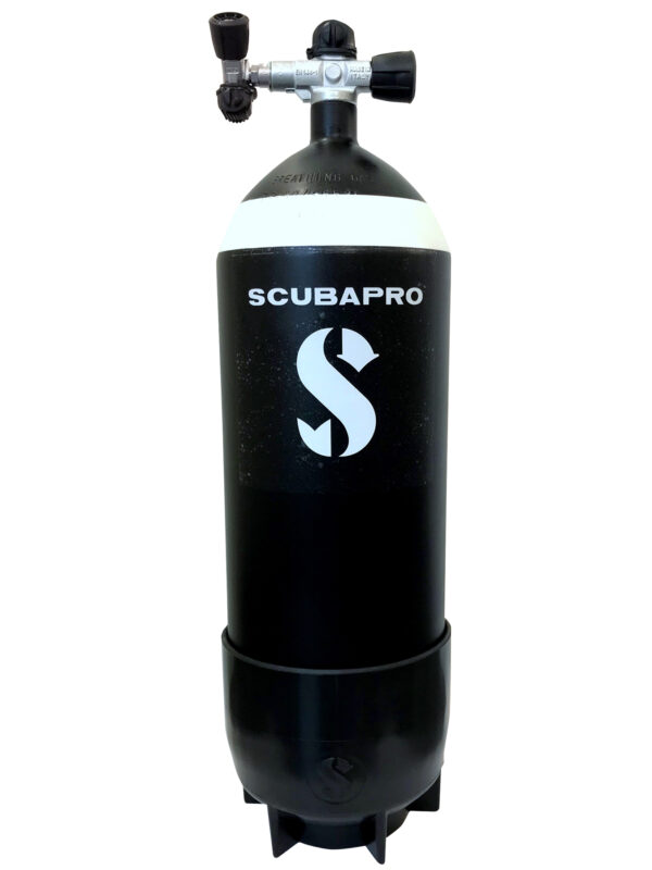 Scubapro 15L Tauchflasche m. Doppelventil