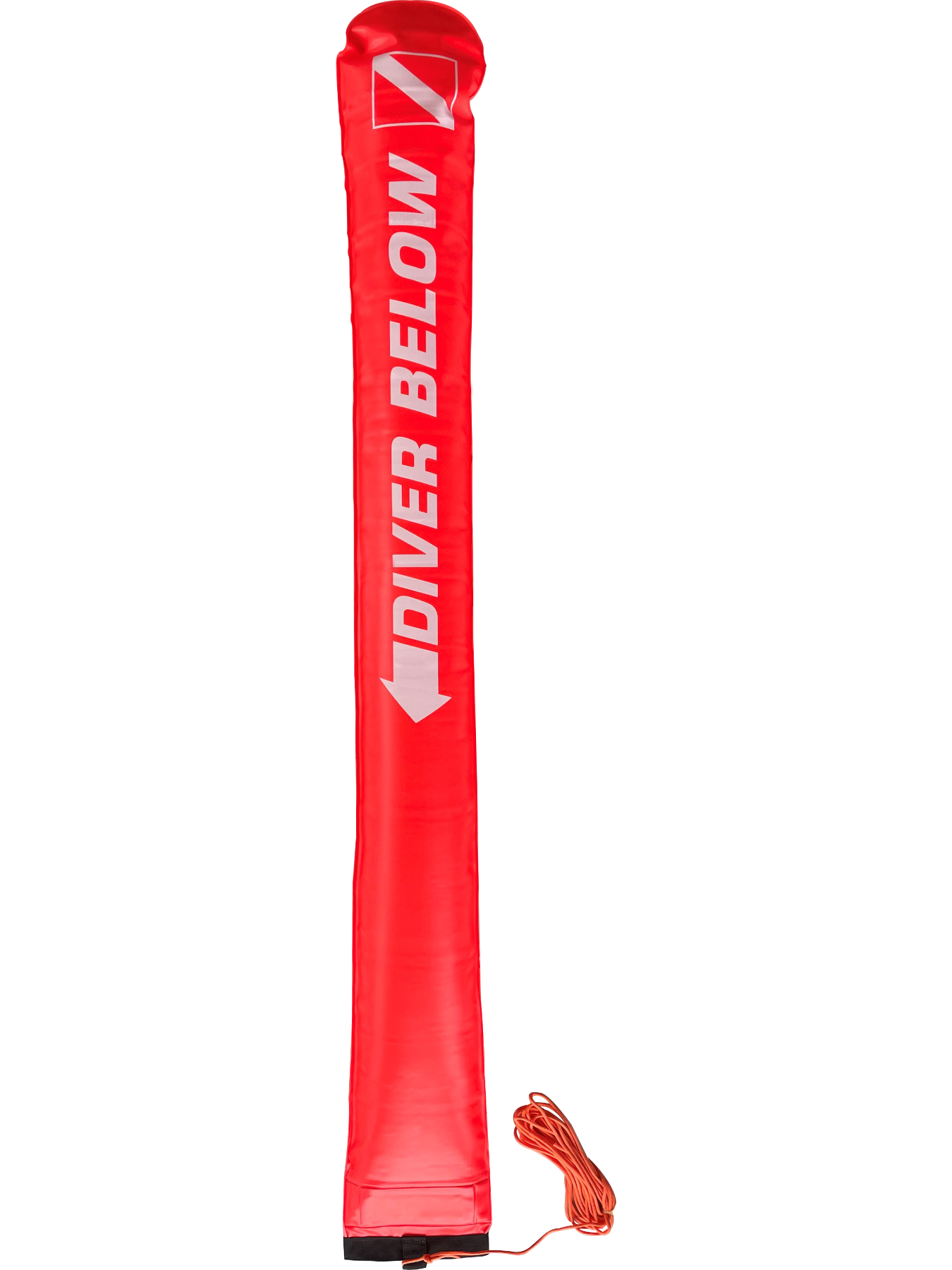 boje-back-130 Scubapro Signalboje 130 Orange für Urlaubstaucher