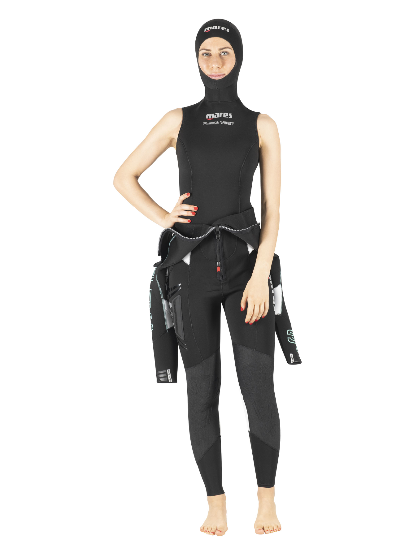 flexa-vest-lady-front001 Mares Flexa Vest She Dives 3mm Damen Neoprenweste