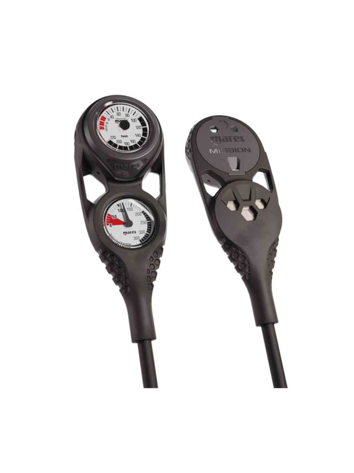 Mares Mission 2 Konsole analog mit Manometer und Tiefenmesser