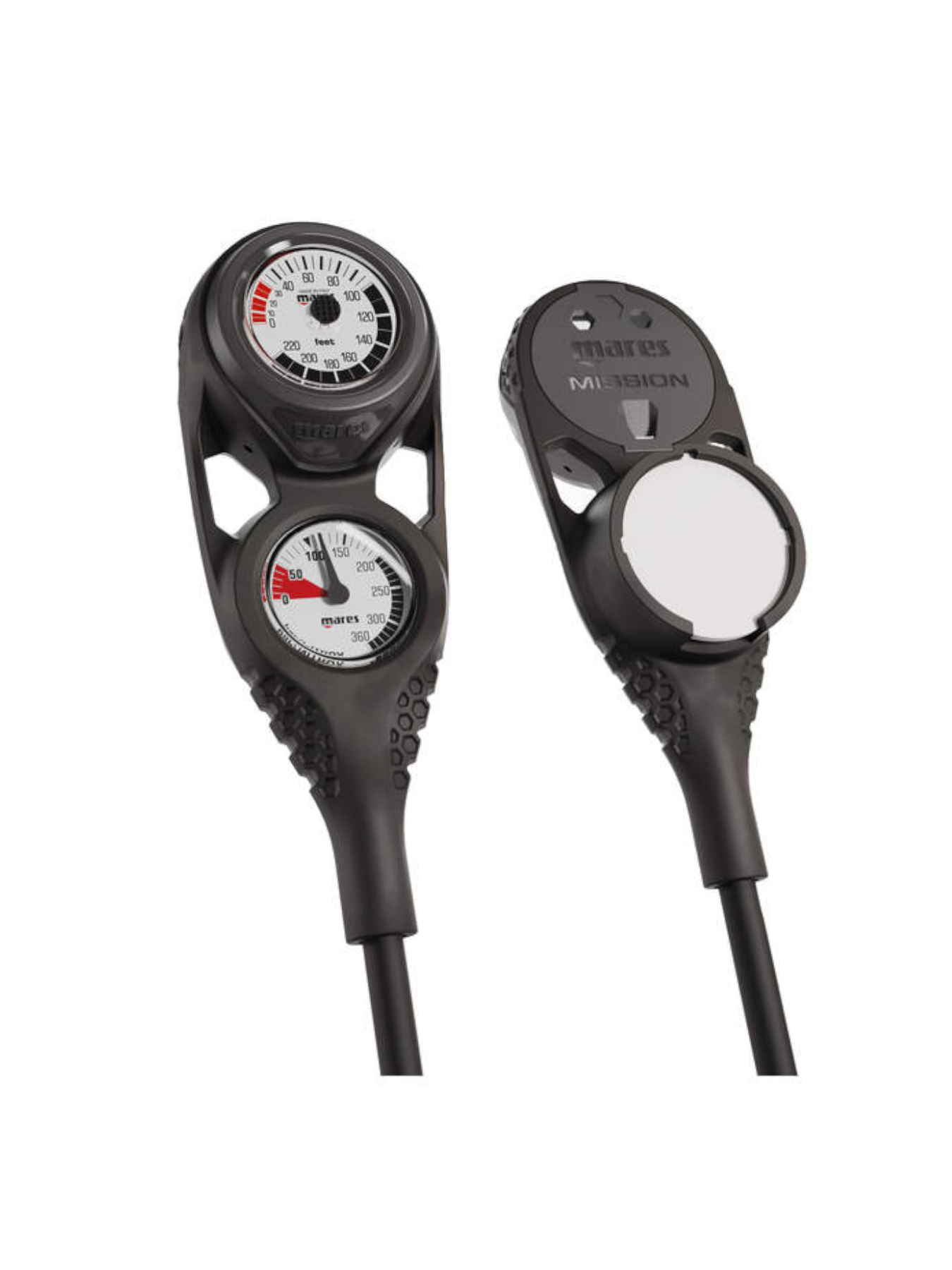 Mares Mission 3 Konsole mit Kompass Tiefenmesser und Manometer