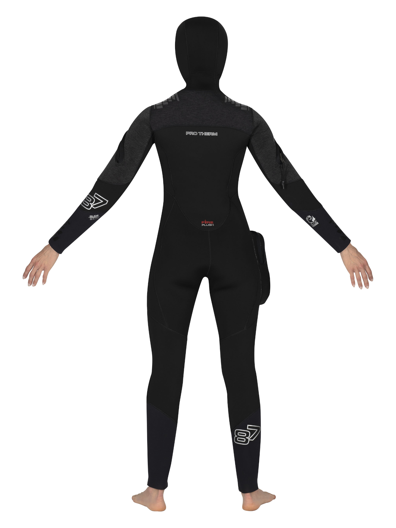 mares-pro-therm-lady-back1 Mares Pro Therm She Dives 8/7mm Damen Halbtrockenanzug