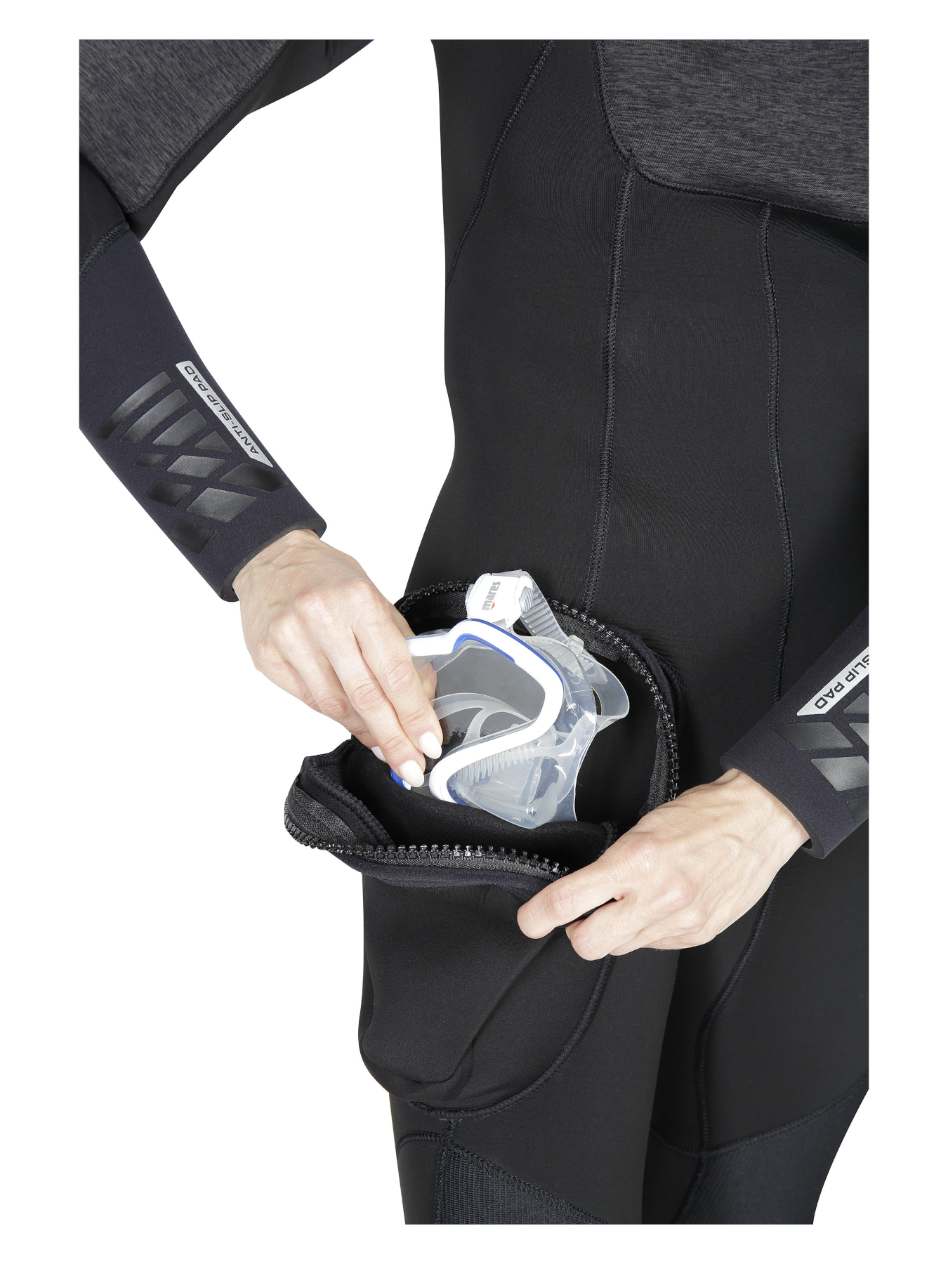 mares-pro-therm-lady-detail1 Mares Pro Therm She Dives 8/7mm Damen Halbtrockenanzug