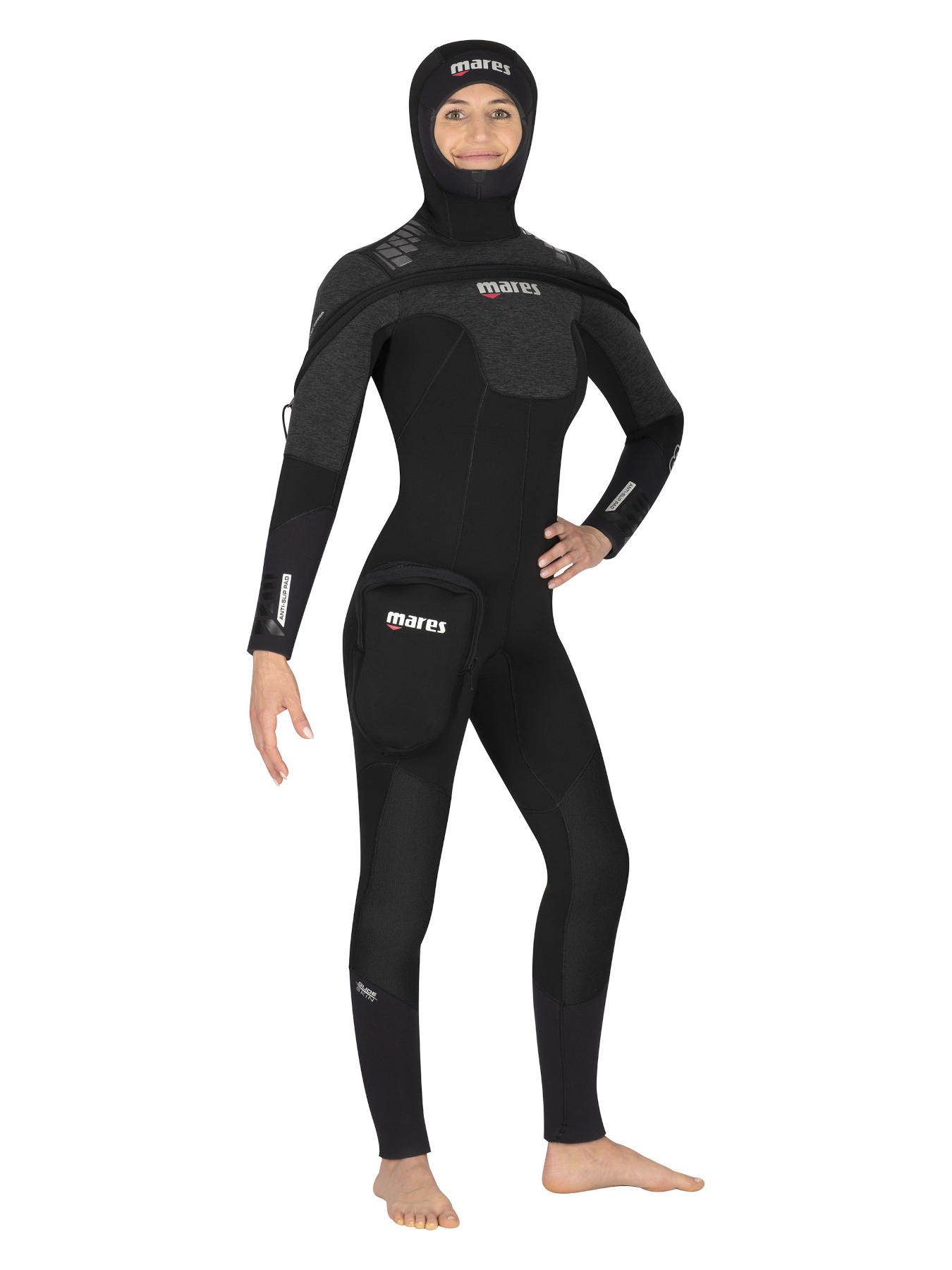 mares-pro-therm-lady-front3 Mares Pro Therm She Dives 8/7mm Damen Halbtrockenanzug