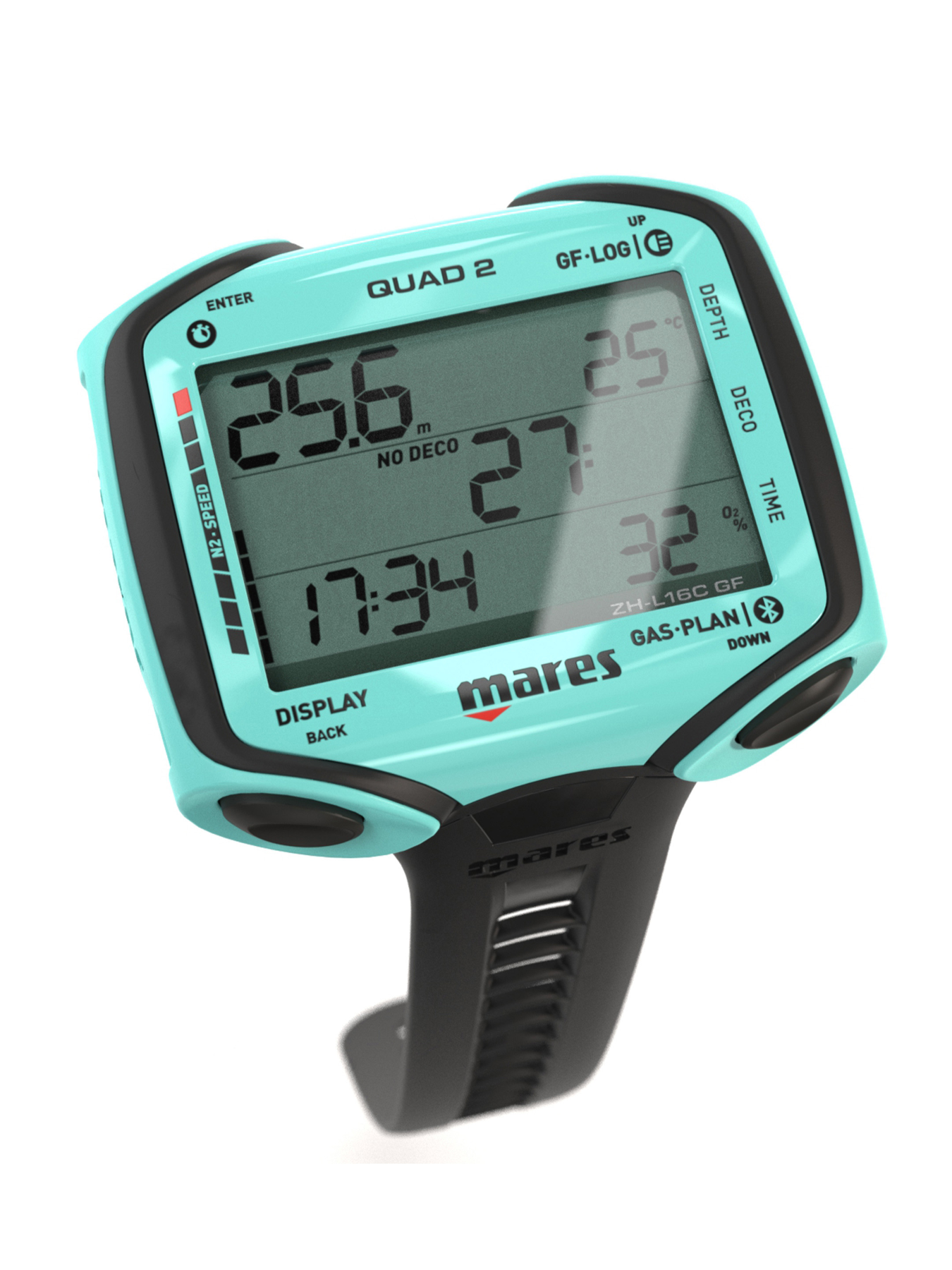 mares-quad-2-aq Mares Quad 2 Tauchcomputer großes Display schwarz