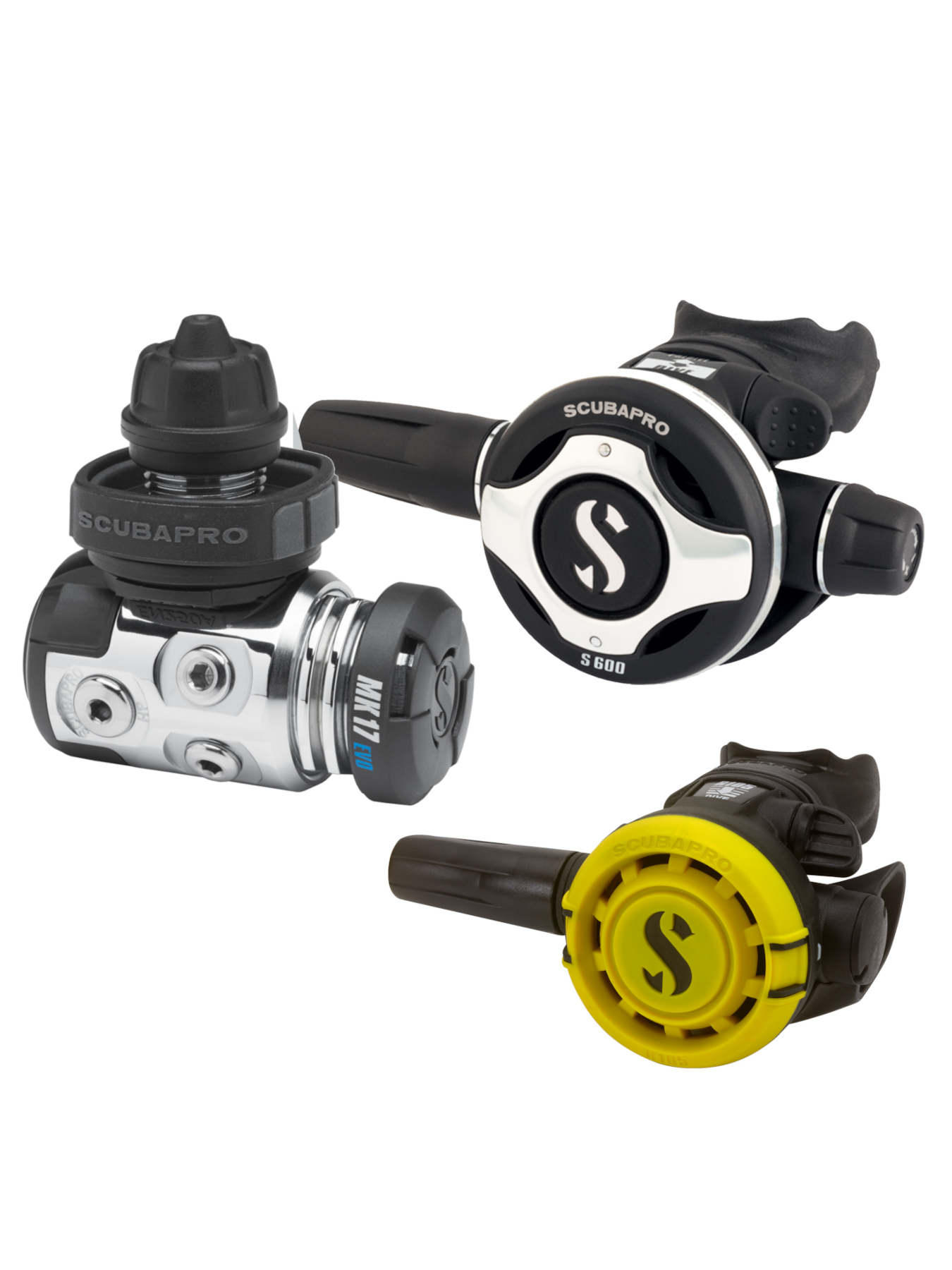 cubapro MK17 EVO S600 Atemregler Set DIN 300bar