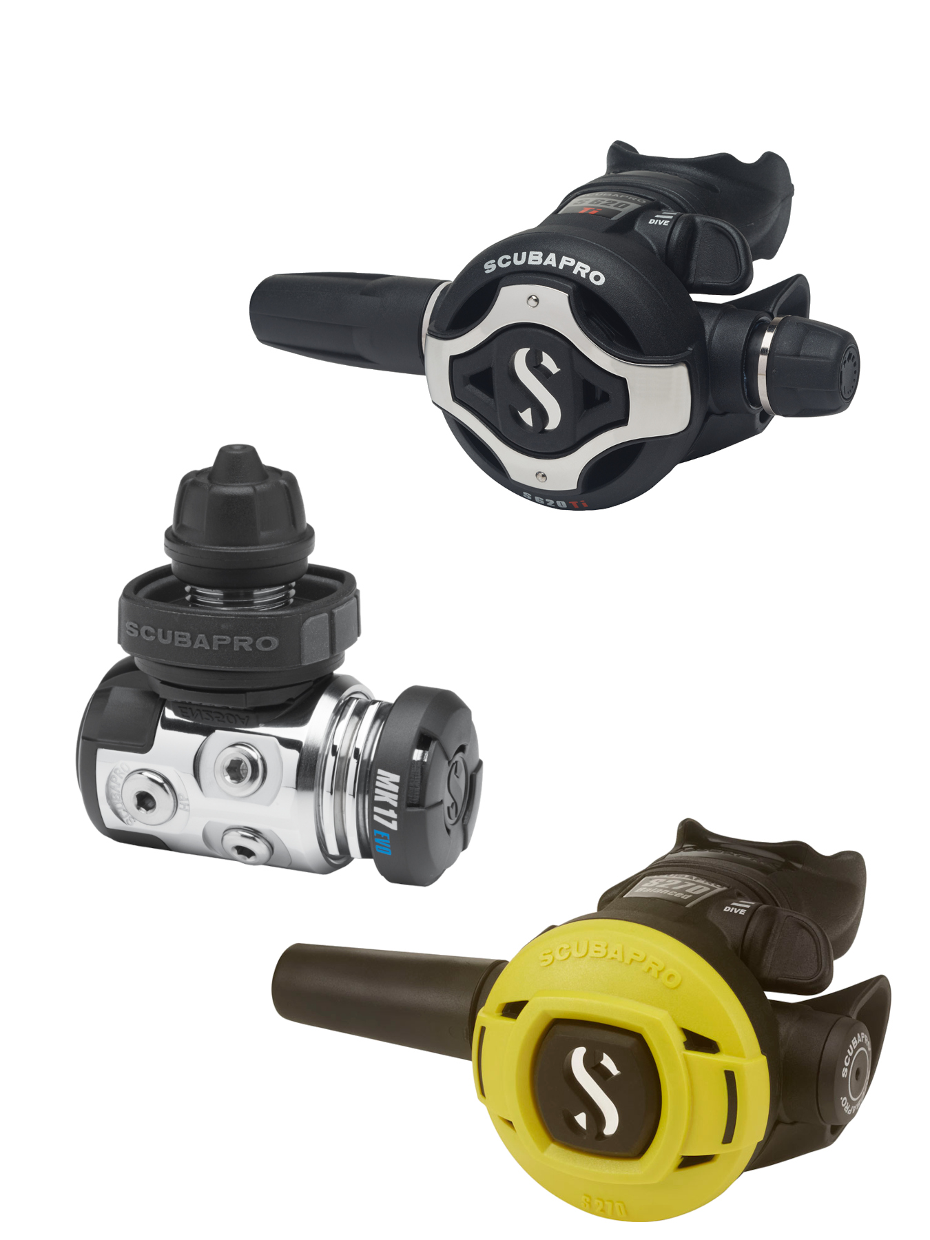 Scubapro MK17 EVO S620Ti Atemregler Set DIN 300
