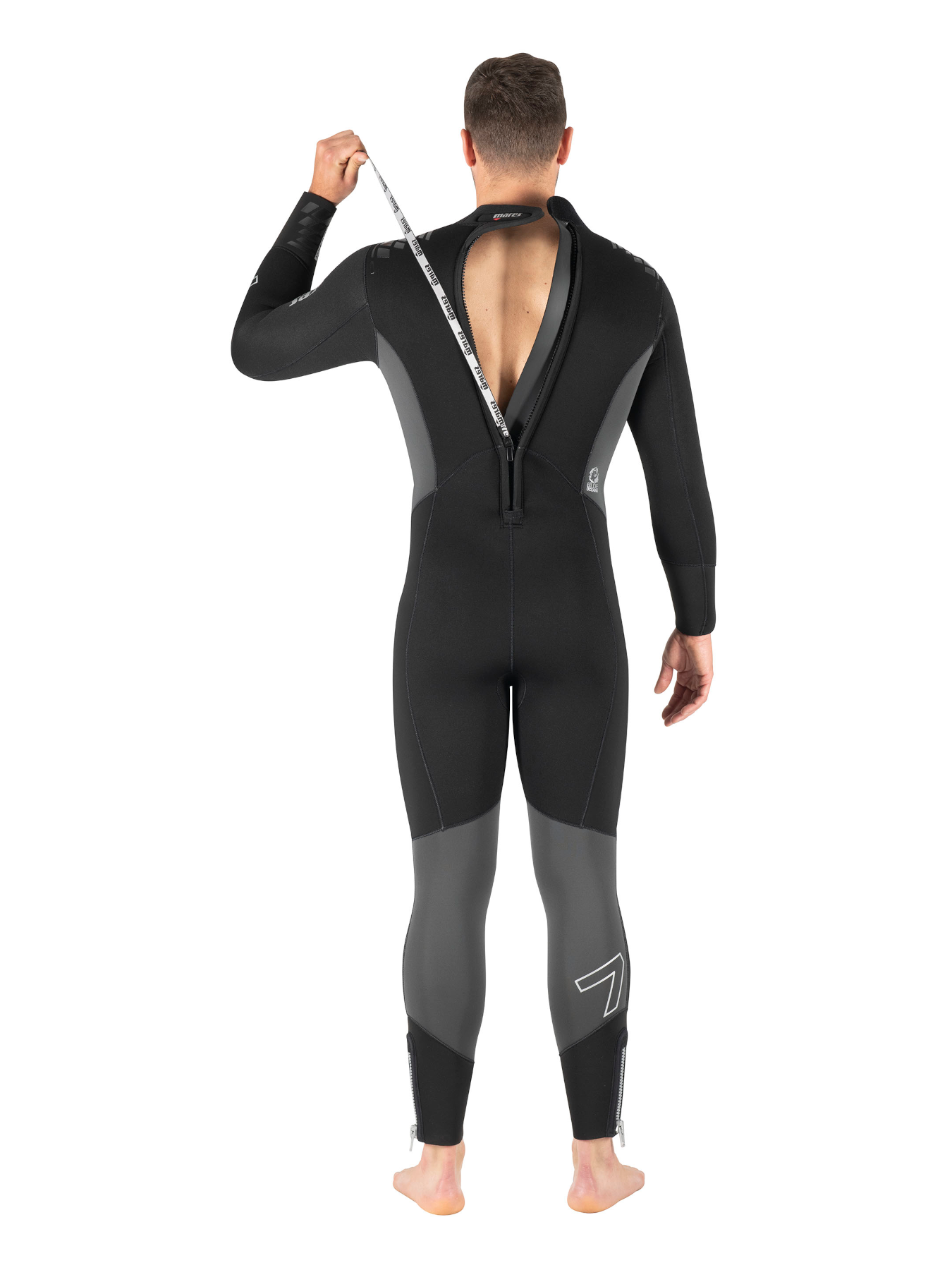 pioneer7-men-back Mares Pioneer 7mm Man Herren Tauchanzug