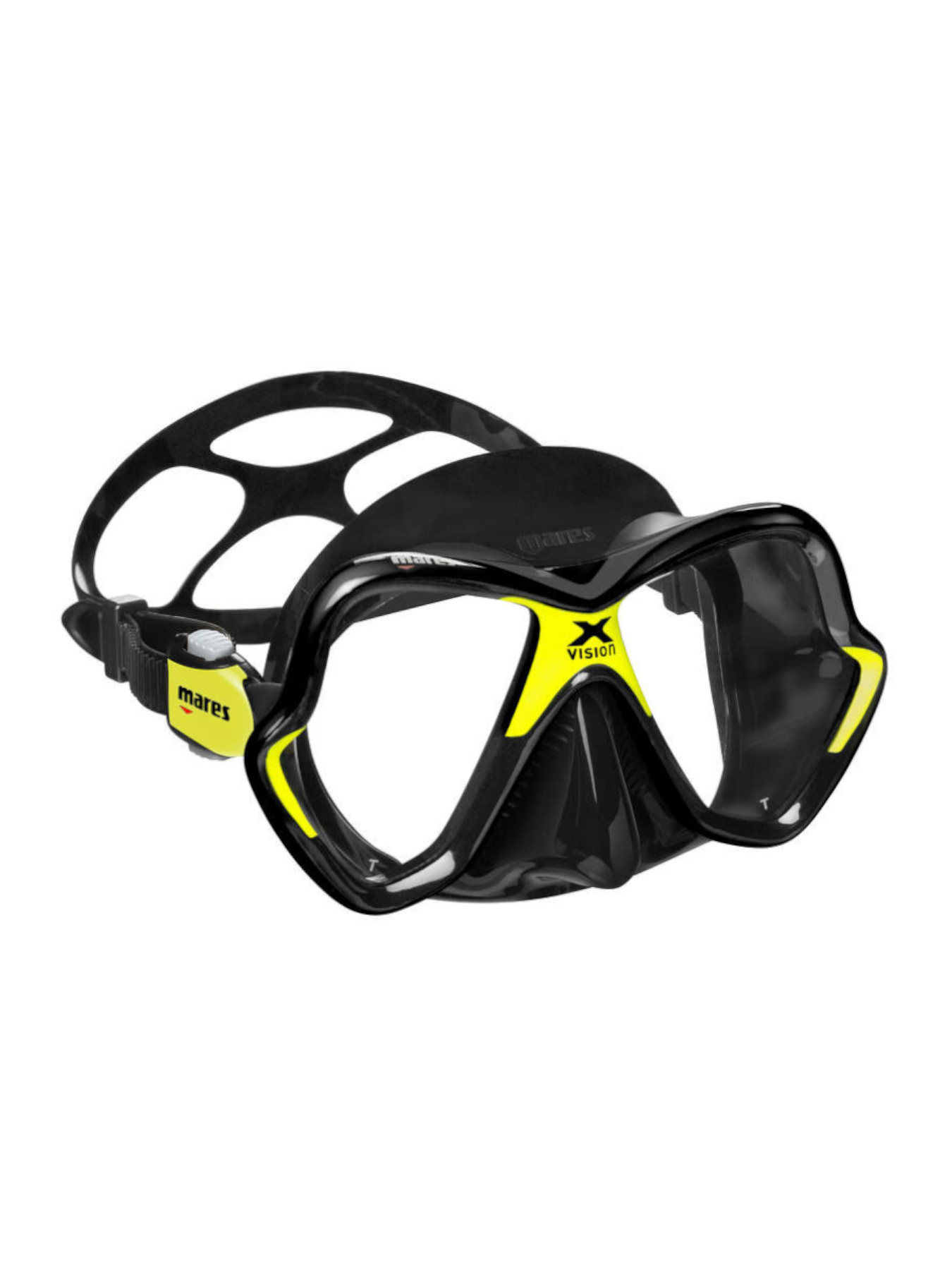 Mares X-Vision Tauchmaske Blau mit großem Sichtfeld