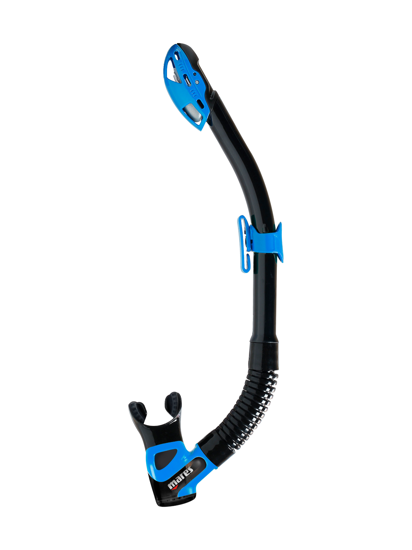 rebel-dry-bkbl Mares Rebel Dry Schnorchel mit Ausbalss-Ventil