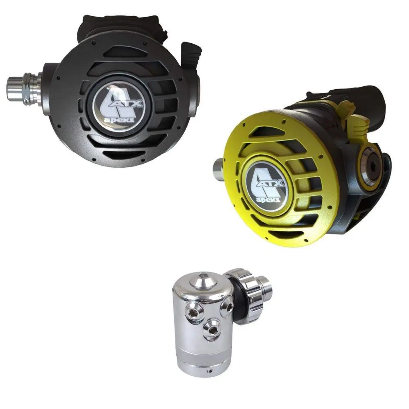 apeks-atx-set-din Apeks ATX Stage 3 Atemregler Set mit Octopus