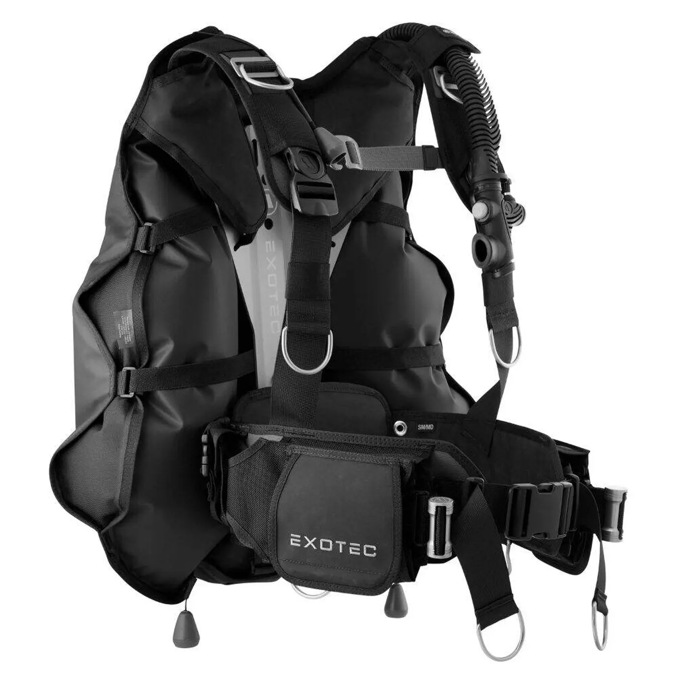 Apeks Exotec Tarierjacket BCD Schwarz Grau