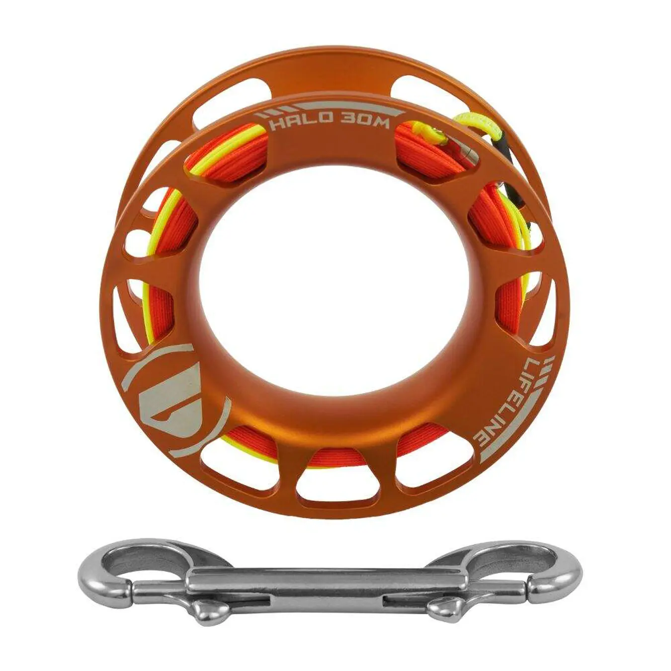 Apeks Lifeline Halo Spool mit Edelstahl Doppelender