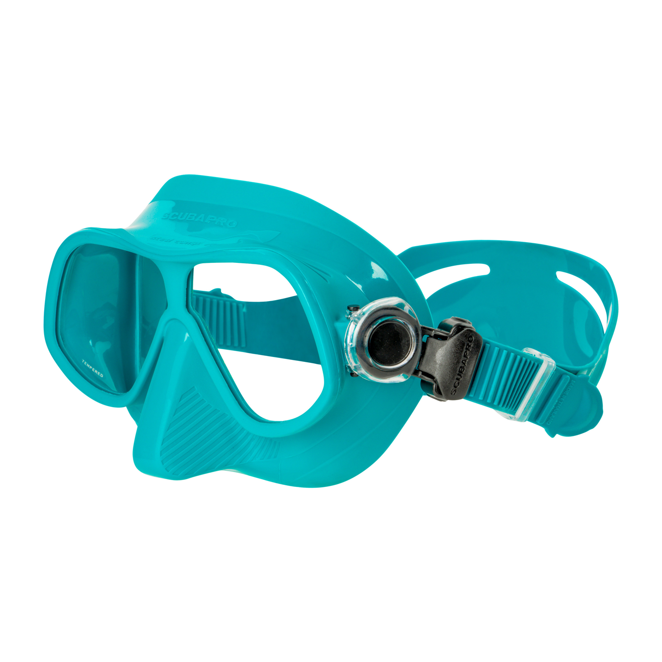 SP_24108250_SteelComp_Turquoise_177 Scubapro Steel Comp Apnoe Maske Freitauchen türkis