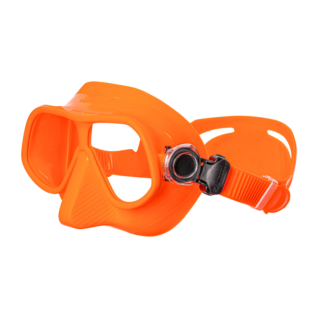 SP_24108400_SteelComp_Orange_191 Scubapro Steel Comp Apnoe Maske Freitauchen orange