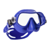 Scubapro-maske-steel-pro blau Scubapro Steel Pro Apnoe Maske Einglas rahmenlos blau